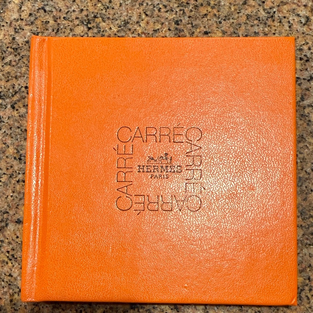 Hermès Orange Carré Book